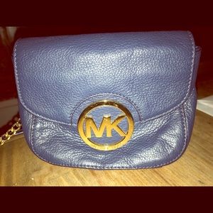 Michael Kors beautiful blue small crossbody